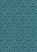 Machine Washable Transitional Deep Teal Green Rug, wshpat2634lblu