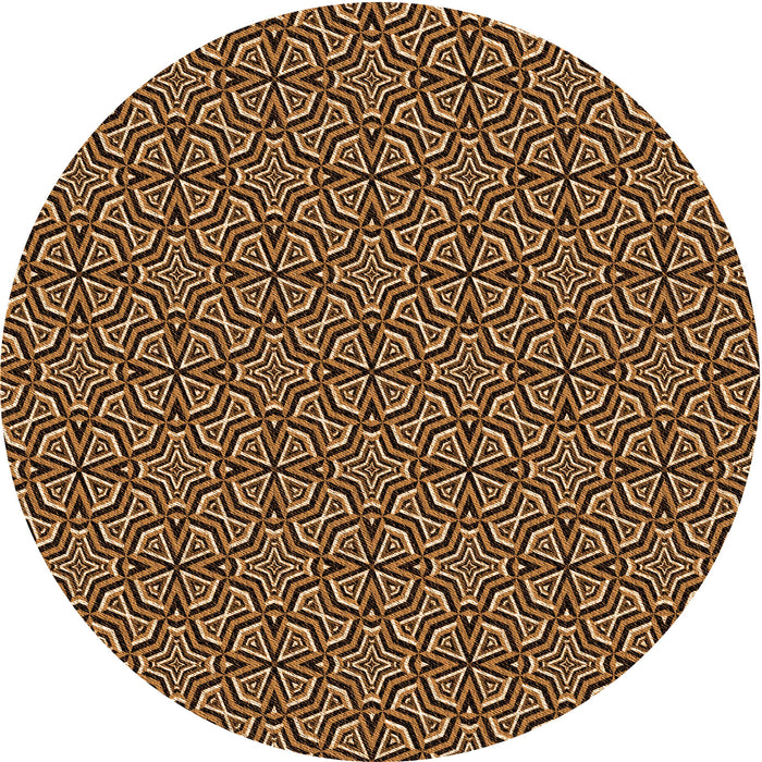 Square Patterned Red Rug, pat2634org