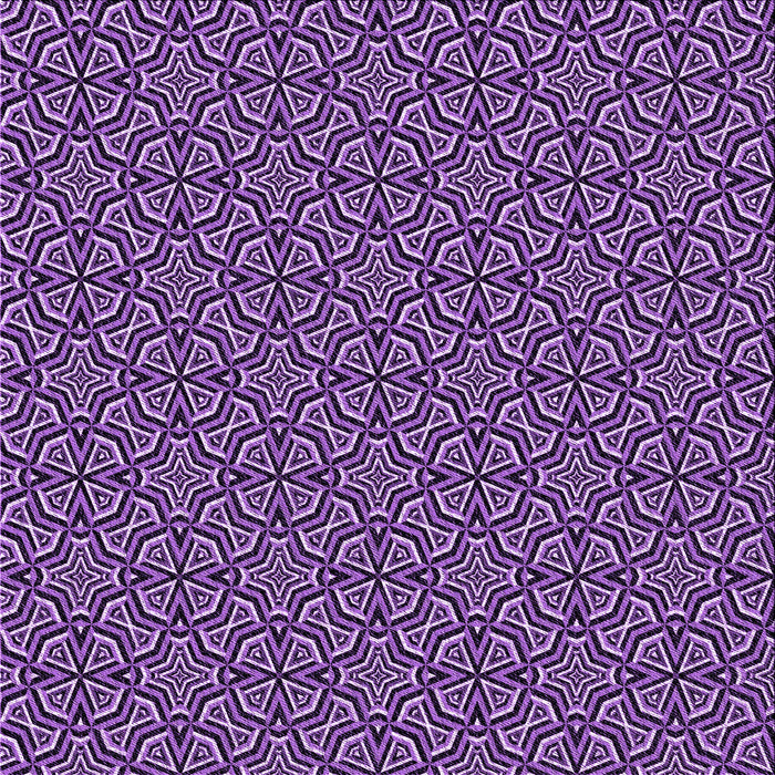 Round Patterned Purple Rug, pat2634pur