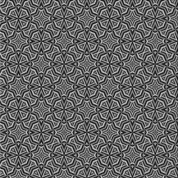 Square Patterned Dark Gray Novelty Rug, pat2634