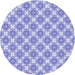 Square Patterned Periwinkle Purple Rug, pat2635blu