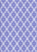 Patterned Periwinkle Purple Rug, pat2635blu