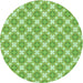 Square Patterned Green Rug, pat2635grn