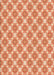 Patterned Orange Red Orange Rug, pat2635org