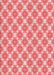 Patterned Pink Rug, pat2635rd