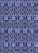 Patterned Blue Rug, pat2636blu