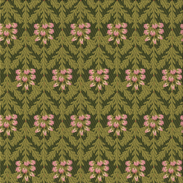 Round Machine Washable Transitional Chocolate Brown Rug, wshpat2636brn