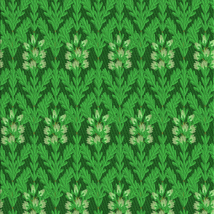 Machine Washable Transitional Green Rug, wshpat2636grn