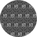 Square Patterned Gray Rug, pat2636gry