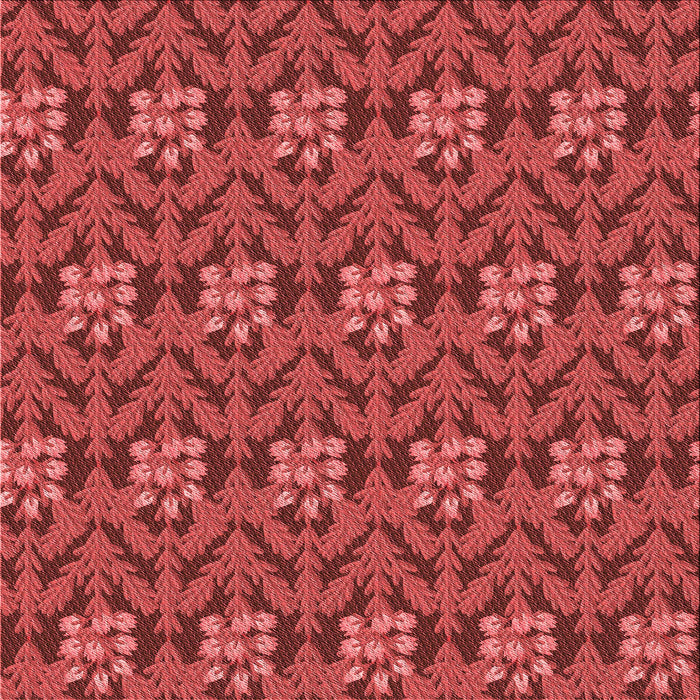 Round Patterned Orange Rug, pat2636rd