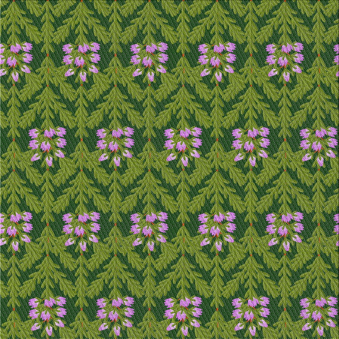 Sideview of Machine Washable Transitional Dark Forest Green Rug, wshpat2636