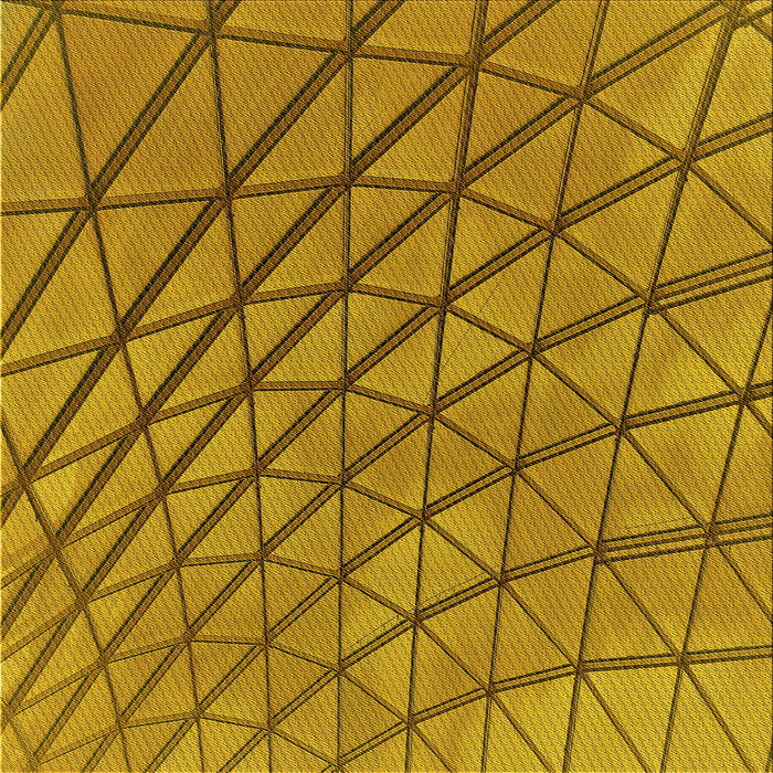 Round Patterned Dark Bisque Brown Rug, pat2638yw