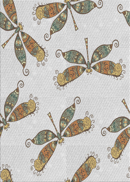 Machine Washable Transitional Khaki Green Rug, wshpat2639