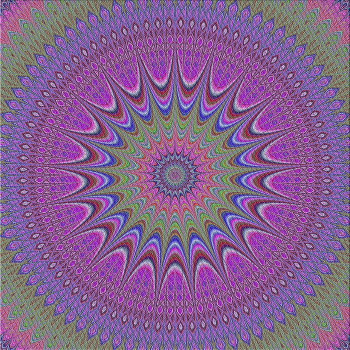 Square Patterned Lavender Purple Modern Rug, pat263