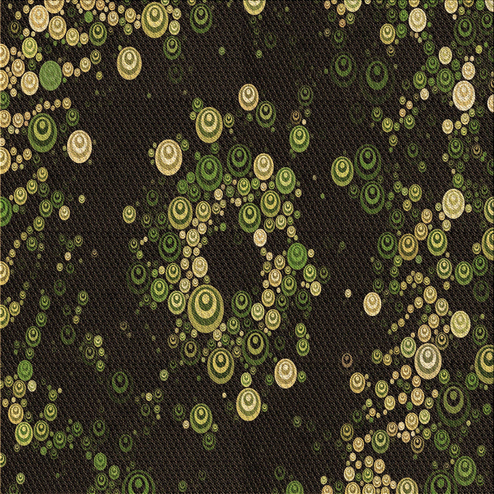 Round Patterned Oak Brown Rug, pat264brn