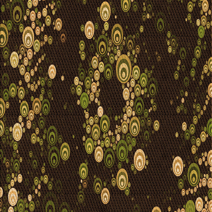 Patterned Black Brown Rug, pat264org