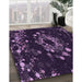 Machine Washable Transitional Purple Violet Purple Rug in a Family Room, wshpat264pur