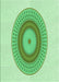 Patterned Green Rug, pat2640grn