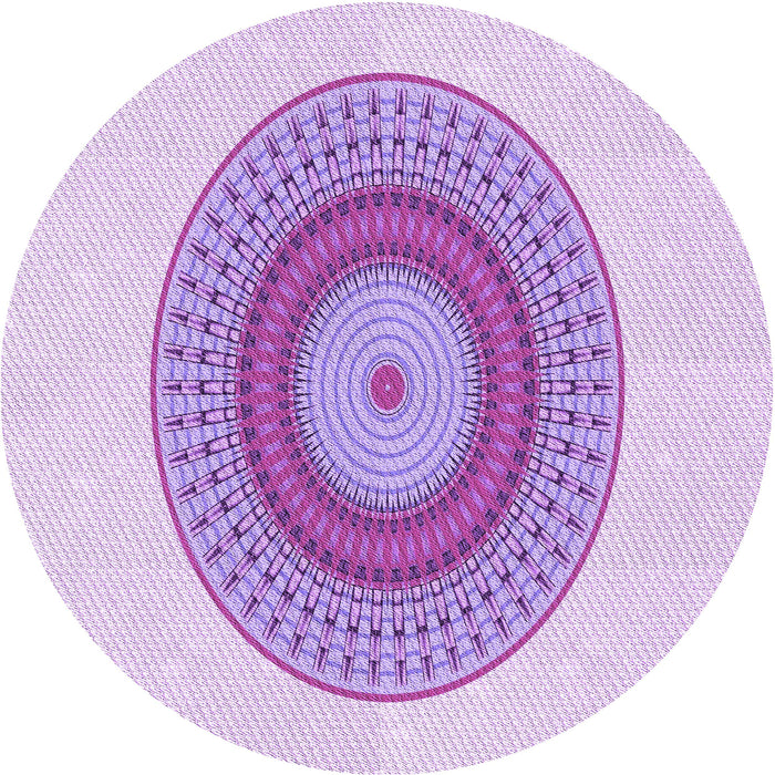 Square Machine Washable Transitional Purple Rug in a Living Room, wshpat2640pur