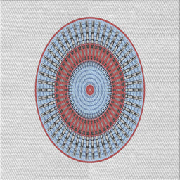 Sideview of Machine Washable Transitional Water Blue Rug, wshpat2640