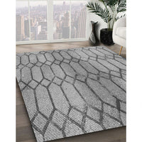 Patterned Cloud Gray Rug, pat2641gry