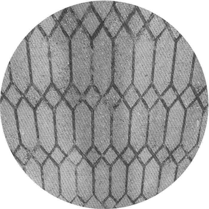 Square Patterned Cloud Gray Rug, pat2641gry