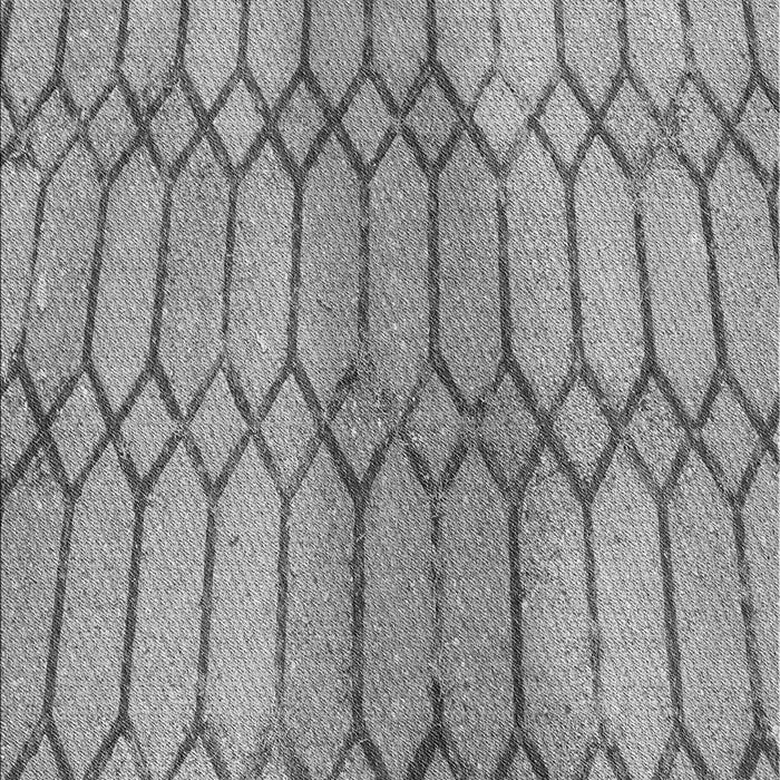 Machine Washable Transitional Cloud Gray Rug, wshpat2641gry