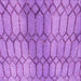 Round Patterned Violet Purple Rug, pat2641pur