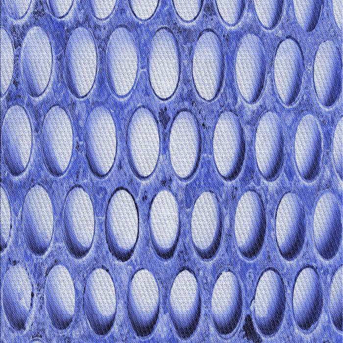 Machine Washable Transitional Ocean Blue Rug, wshpat2642blu