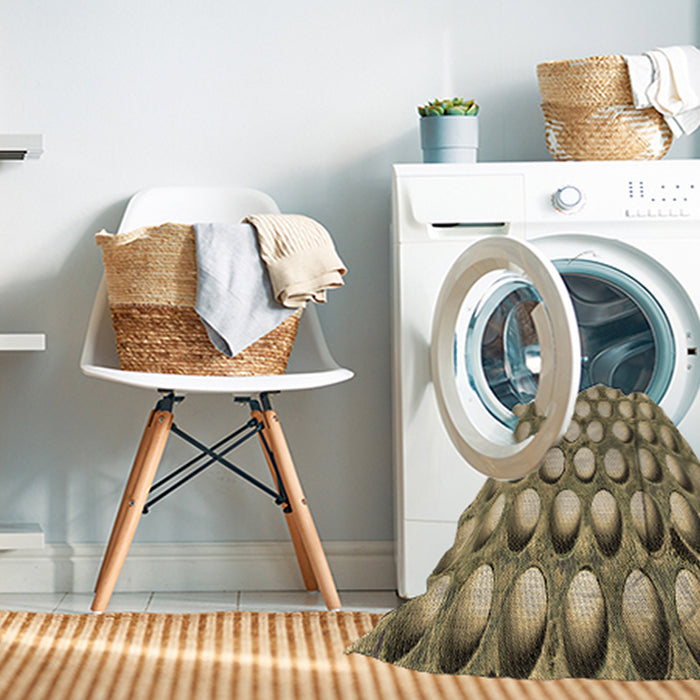 Machine Washable Transitional Oak Brown Rug in a Washing Machine, wshpat2642brn