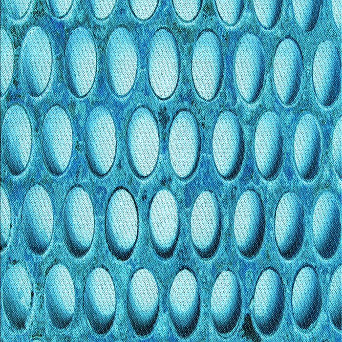 Machine Washable Transitional Blue Rug, wshpat2642lblu