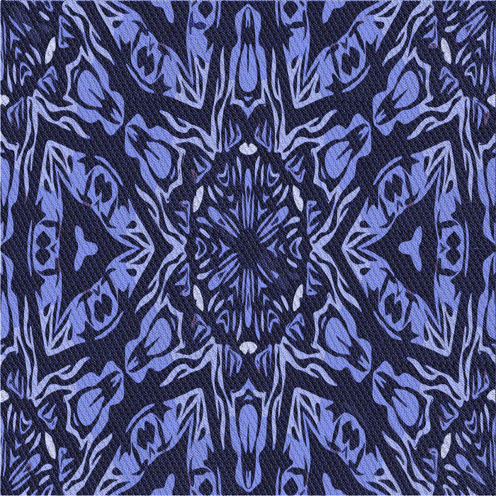 Round Machine Washable Transitional Night Blue Rug, wshpat2643blu