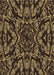 Patterned Black Brown Rug, pat2643brn