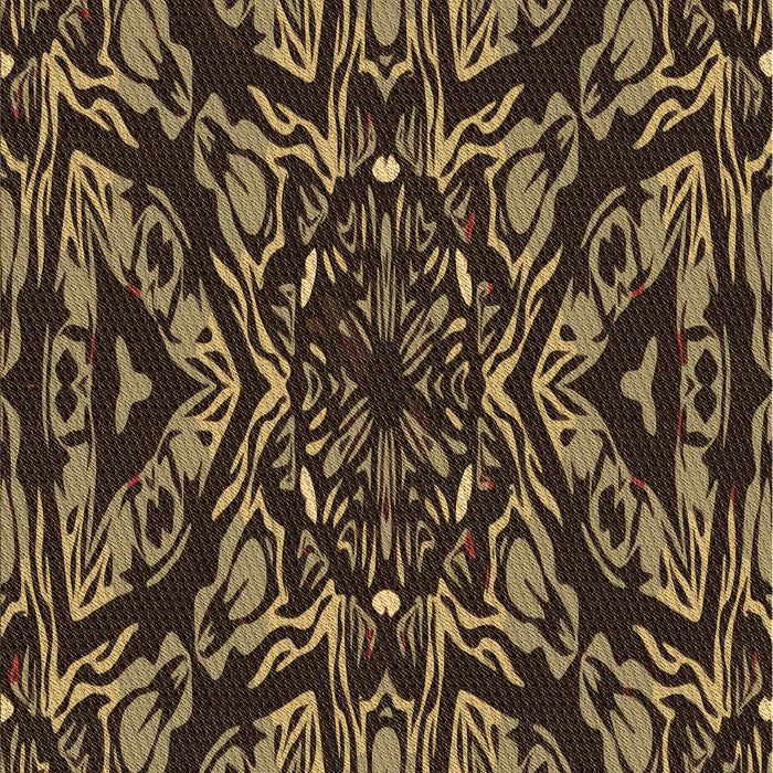 Patterned Black Brown Rug, pat2643brn