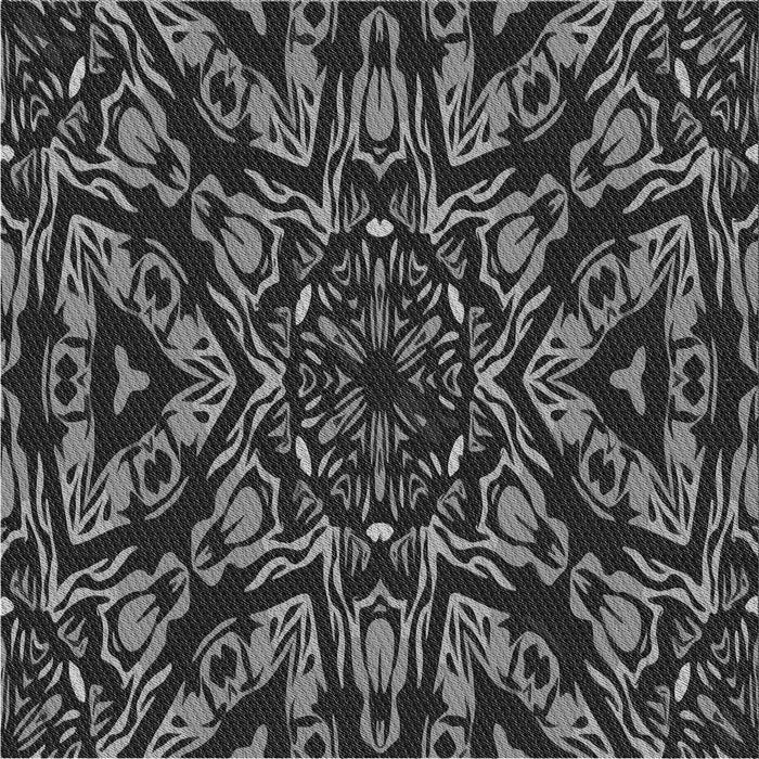 Round Machine Washable Transitional Gray Rug, wshpat2643gry