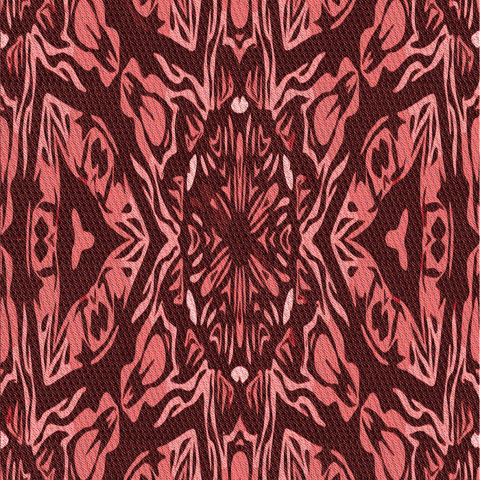 Patterned Red Rug, pat2643rd