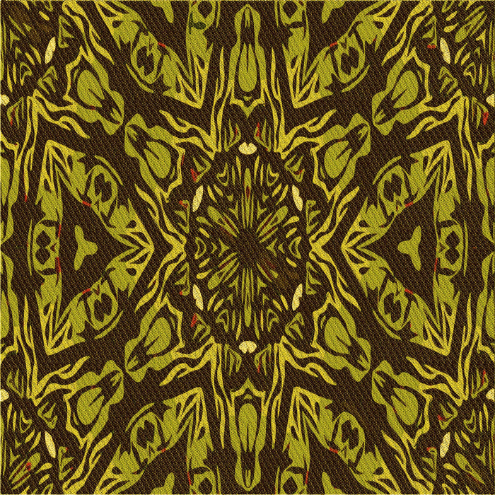 Round Machine Washable Transitional Black Brown Rug, wshpat2643yw