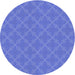 Square Patterned Sky Blue Rug, pat2644blu