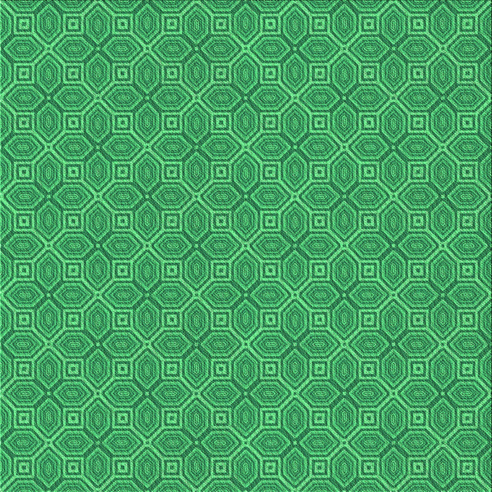 Round Machine Washable Transitional Neon Green Rug, wshpat2644grn