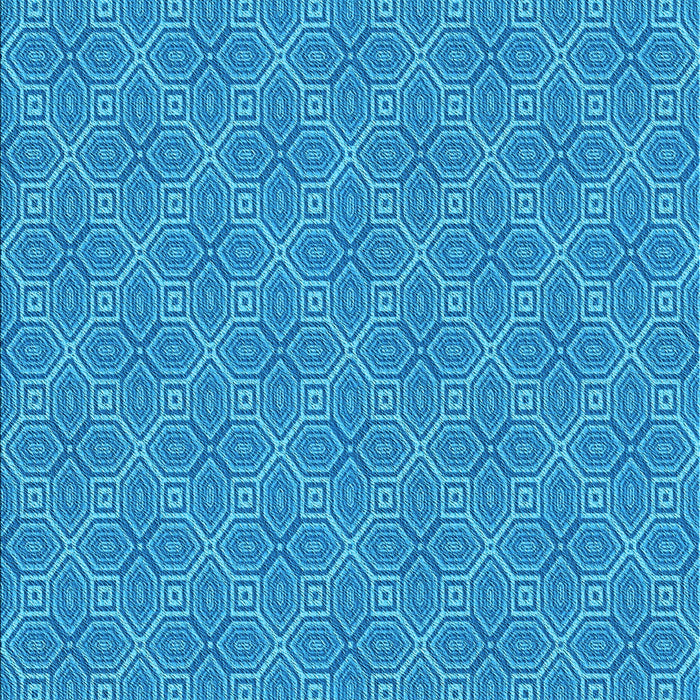 Machine Washable Transitional Blue Rug, wshpat2644lblu