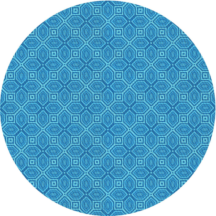 Square Machine Washable Transitional Blue Rug in a Living Room, wshpat2644lblu