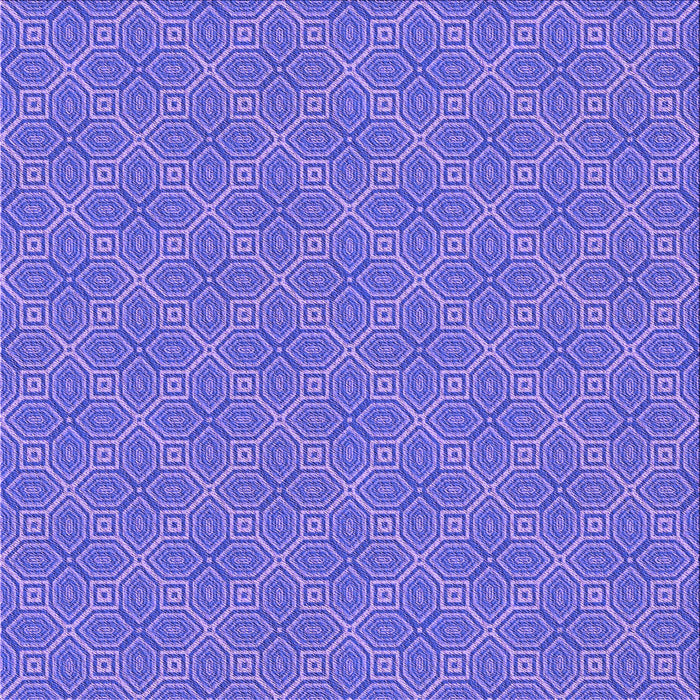 Round Patterned Purple Mimosa Purple Rug, pat2644pur