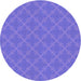 Square Patterned Purple Mimosa Purple Rug, pat2644pur