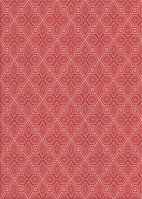 Machine Washable Transitional Red Rug, wshpat2644rd