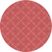 Square Patterned Red Rug, pat2644rd