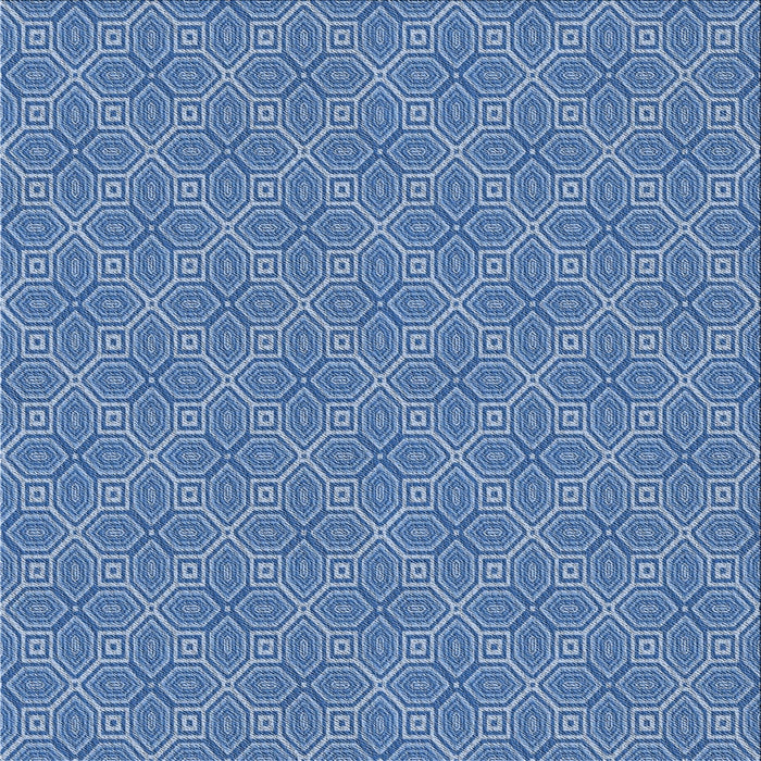 Sideview of Machine Washable Transitional Denim Blue Rug, wshpat2644