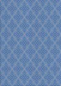 Machine Washable Transitional Denim Blue Rug, wshpat2644