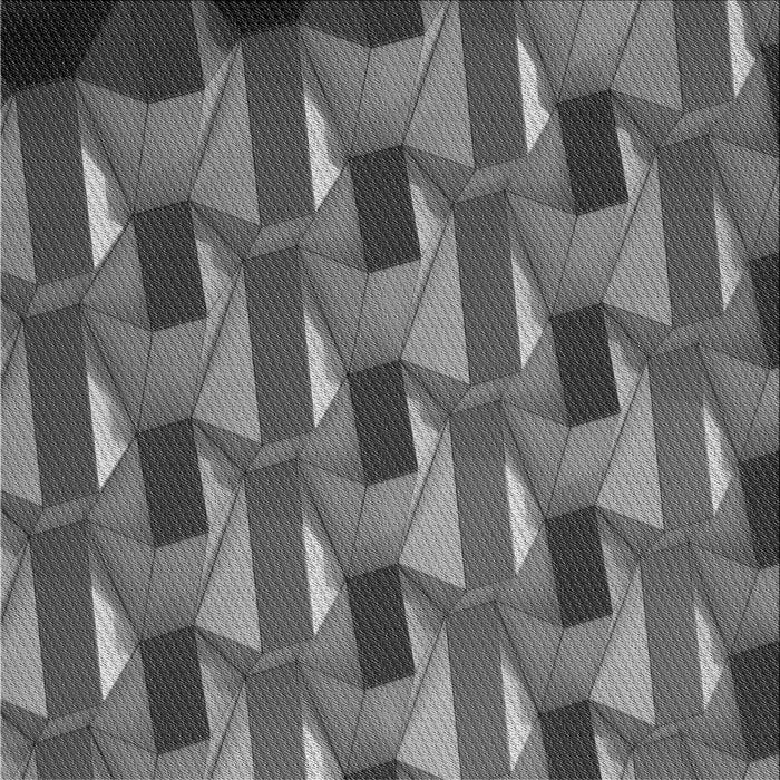 Round Machine Washable Transitional Black Rug, wshpat2645gry