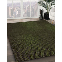 Patterned Black Rug, pat2646brn