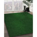 Machine Washable Transitional Green Rug in a Family Room, wshpat2646grn